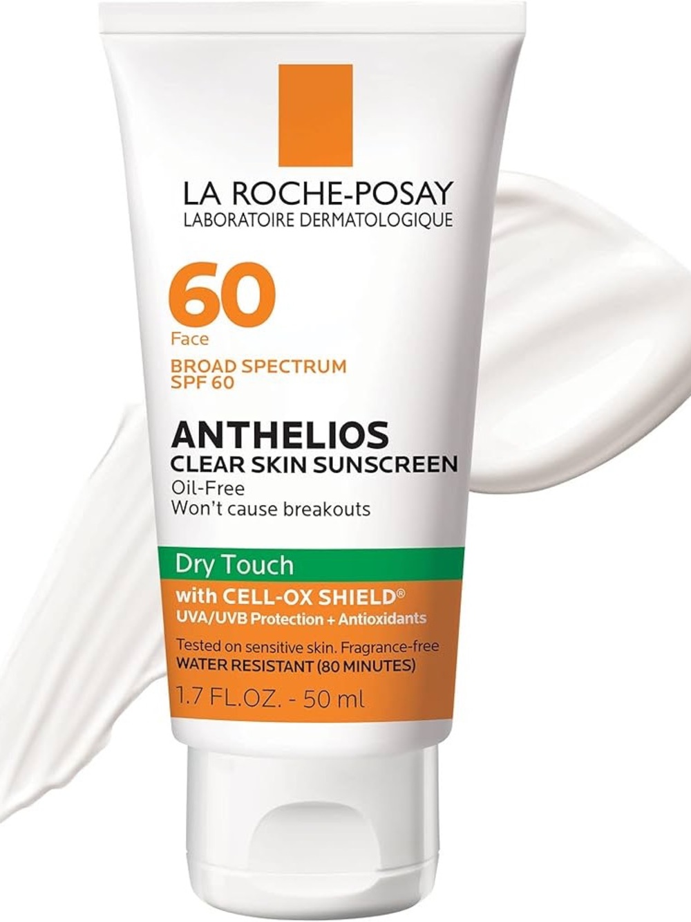 La Roche Posay Anthelios Clear Skin SPF 60 Dry Touch Sunscreen - 1.7 fl oz